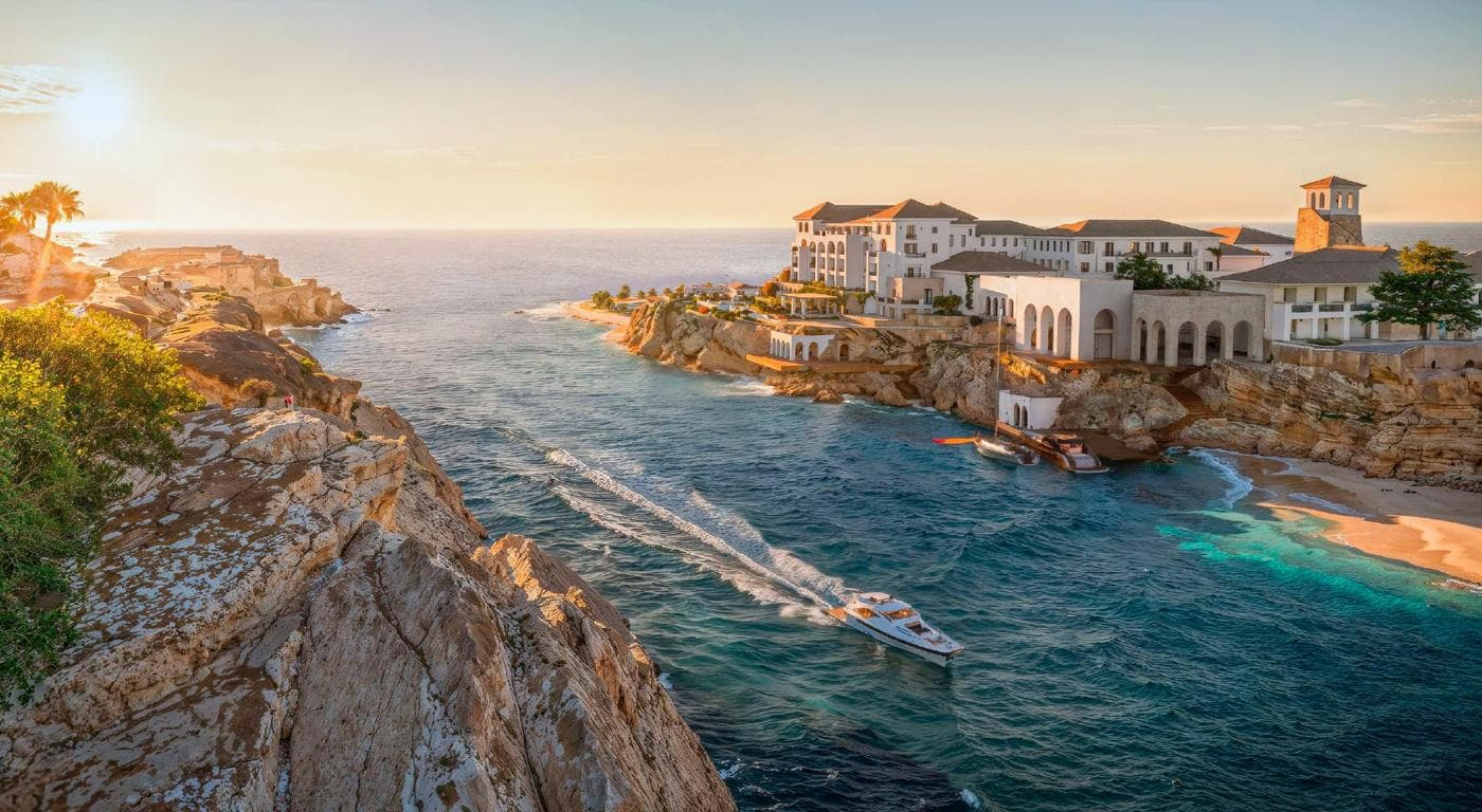The Ras El Hekma coastline