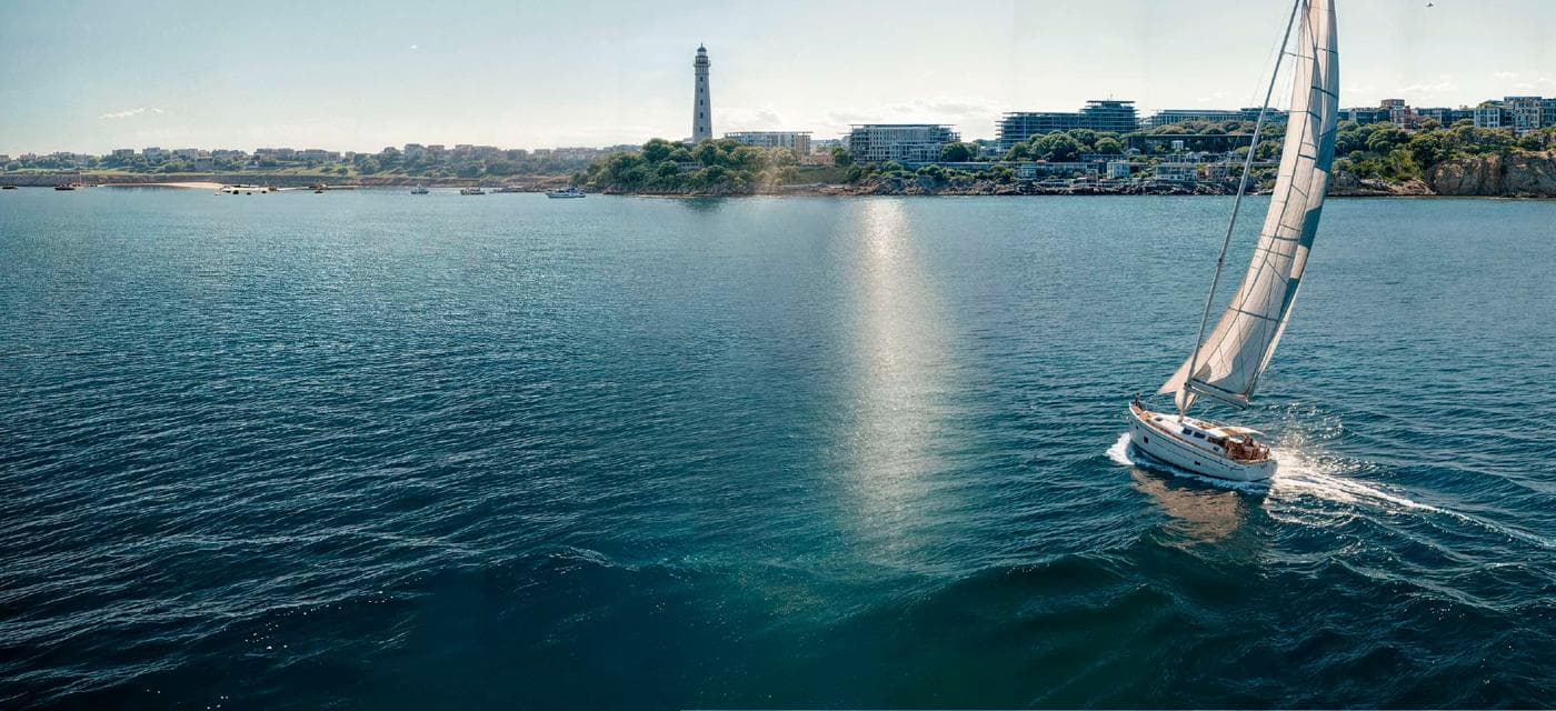 Sailing off Wadi Yemm