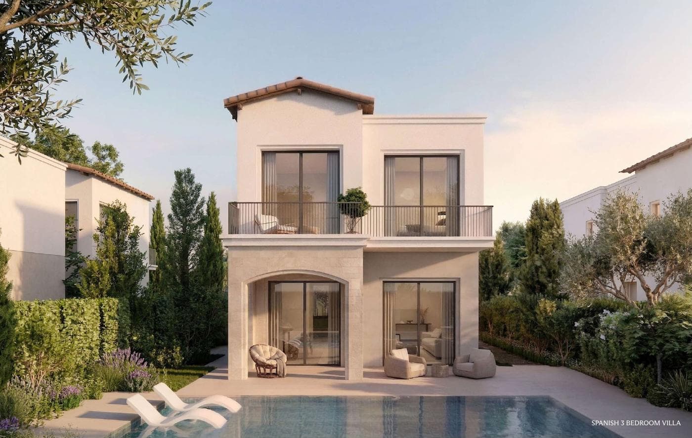 3-bedroom Spanish villa, garden side