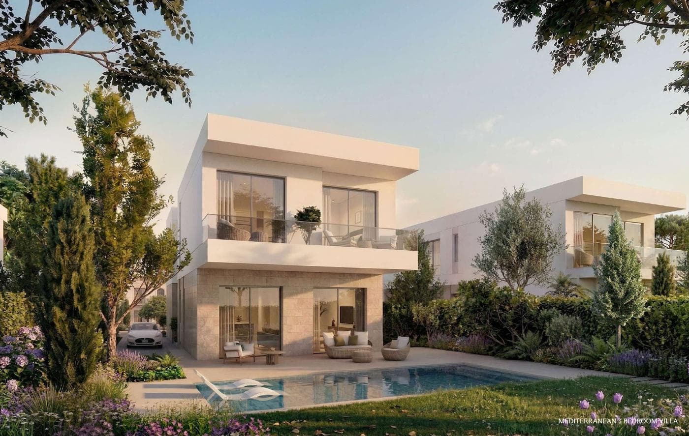 3-bedroom Mediterranean villa, pool side