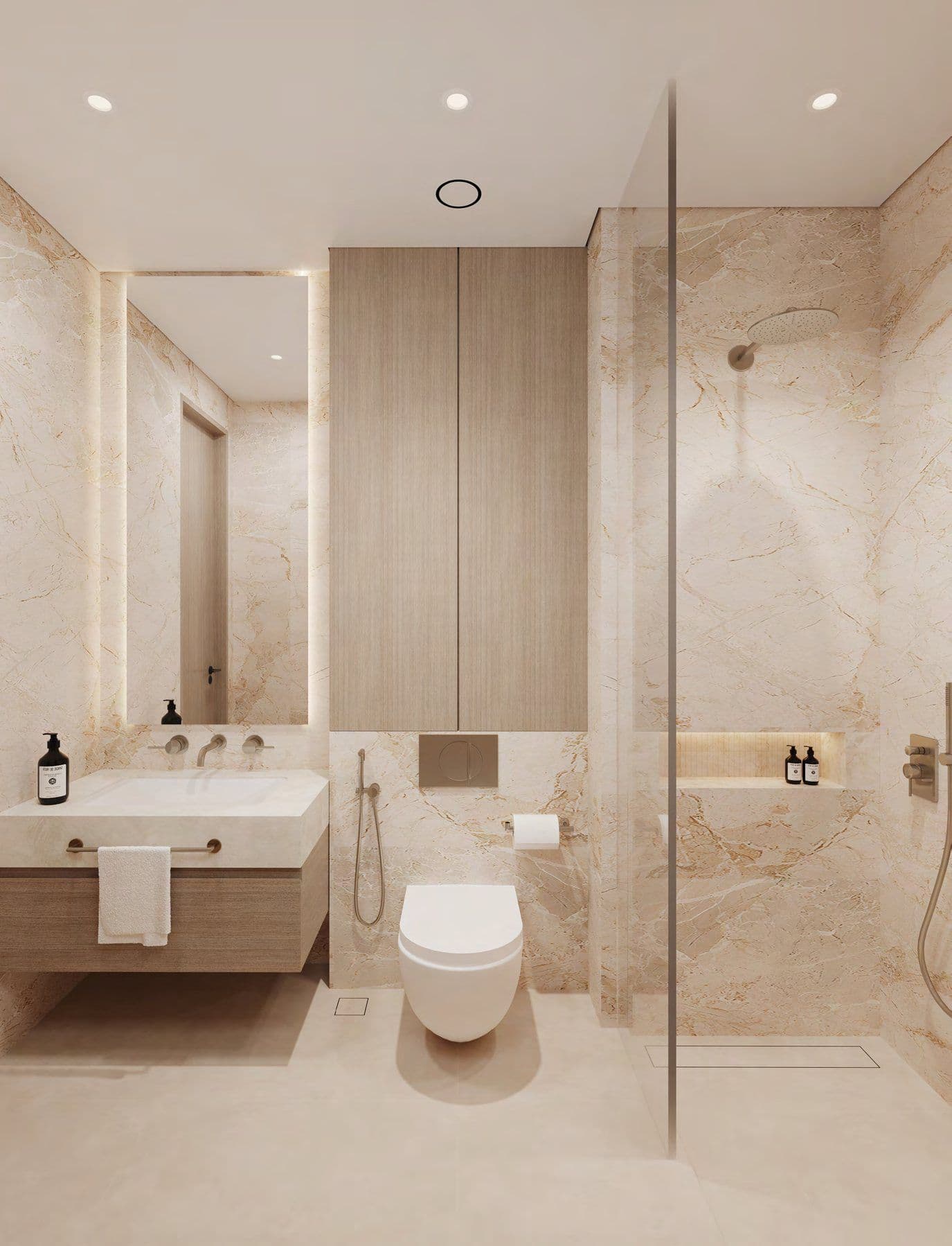 3-bedroom master bathroom