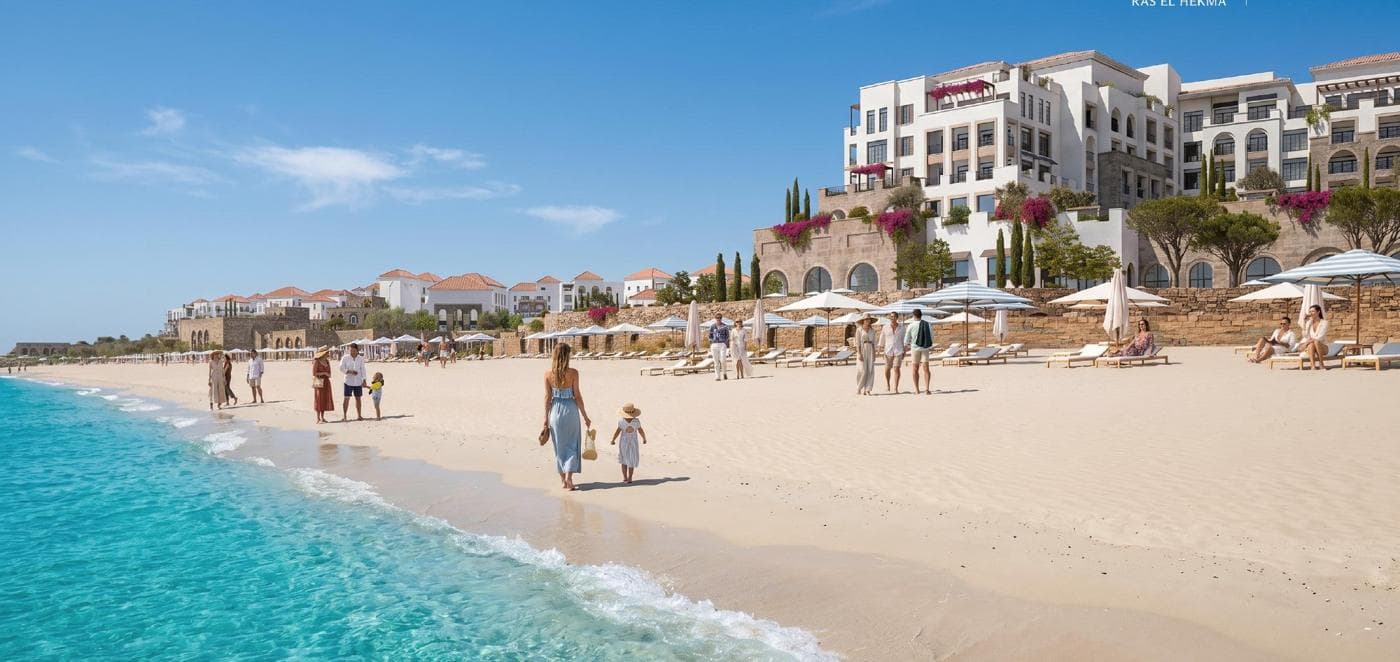 Swimmable beach