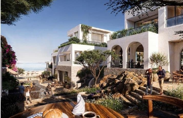 Café on the beach promenade
