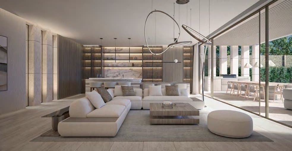 5-bedroom villa living room