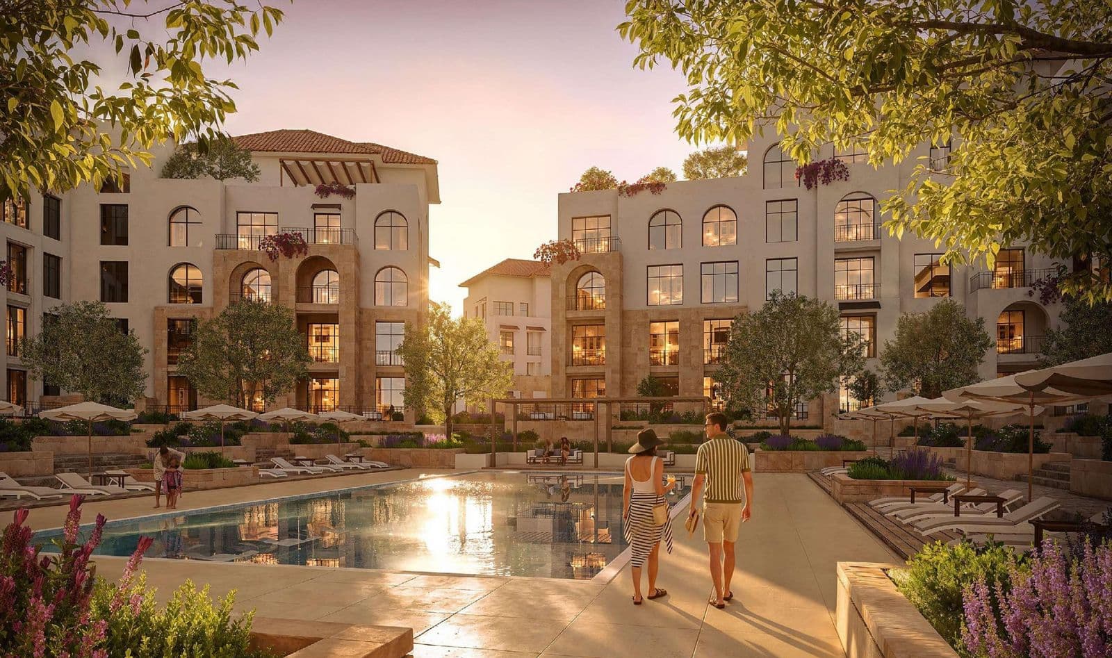 Yemm Beach Plaza building render, from Modon's offer for WY-BP-18-A505